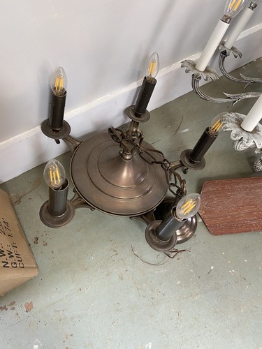 Light bronze metal - 5-light,